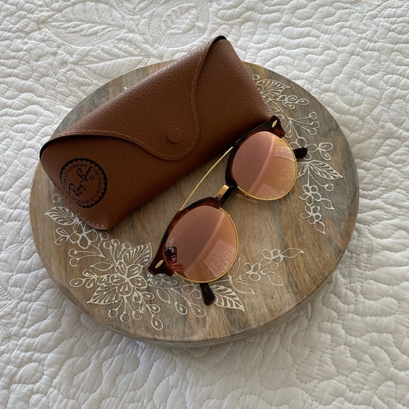 Ray-Ban Other - Ray Ban Clubround Double Ridge Round Tortoise Sunglasses